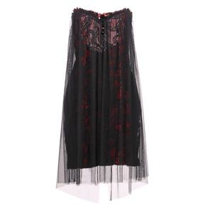 ROMEO GIGLI PLUS Short Floral Lace Overlay Size 8